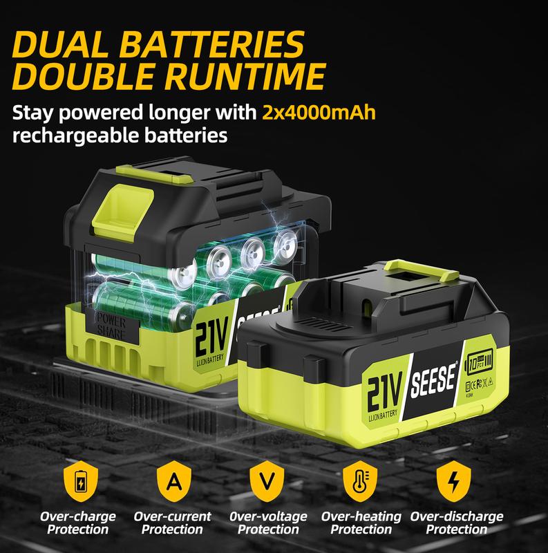 A 2-in-1 mini chainsaw