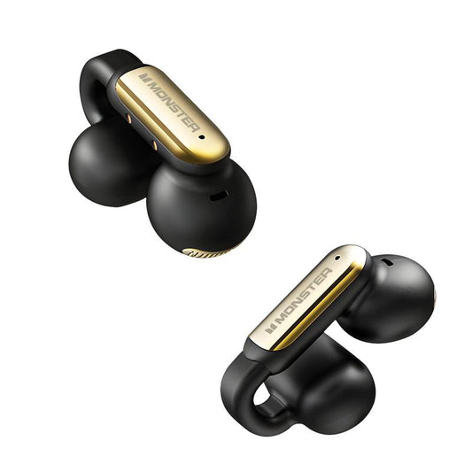 Clip-on open wireless earphones