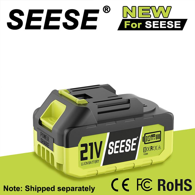 SEESE 21V Max 4.0Ah Rechargeable Lithium Battery Pack