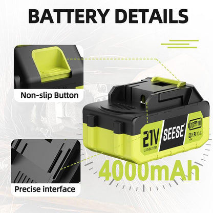 SEESE 21V Max 4.0Ah Rechargeable Lithium Battery Pack