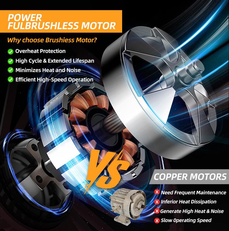 A 2-in-1 mini chainsaw